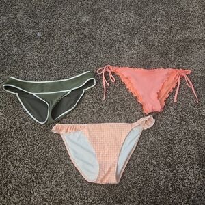 Aerie Bikini Bottoms Bundle Size Medium